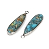 Dyed Synthetic Imperial Jasper Pendants GG-CBAA20A-06P-02-2