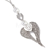 Tibetan Style Alloy Angel Wing Hanging Suncatchers HJEW-JM04610-4