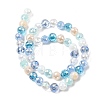 Electroplate Glass Beads Strands EGLA-D300-06-8mm-22-3