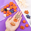 8 Style Halloween Theme Food Grade Eco-Friendly Silicone Beads SIL-CA0001-68-3
