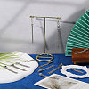 16Pcs 8 Styles Tibetan Style Zinc Alloy Tassels Big Pendants TIBEP-PH0001-91-5