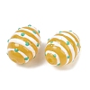 Glass Imitation Jade Beads GLAA-L051-02C-2