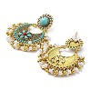 Resin Stud Earrings EJEW-I288-01B-3