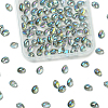 100Pcs Electroplate Glass Beads EGLA-YW0005-27G-1