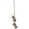Iron Bell Pendant Decorations HJEW-JM04521-2