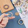 8Pcs 4 Color Alloy Spring Ring Clasps FIND-PH0002-45-5