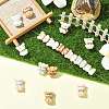 16Pcs 8 Colors Handmade Porcelain Beads PORC-CJ0001-53-6