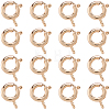 20Pcs Brass Spring Ring Clasps KK-BBC0027-68A-G-1
