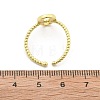 Brass Cuff Rings for Women RJEW-C123-08A-G-5