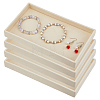 Rectangle Velvet Jewelry Display Trays for Rings ODIS-WH0113-14C-1