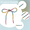 7.1 Yards Glass Rhinestone Synthetic Rubber Round Cord DIY-GF0013-74B-6