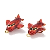 304 Stainless Steel Enamel Pendants STAS-L316-20G-1