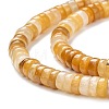 Natural Yellow Jade Beads Strands G-C074-03-2