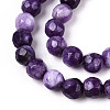 Dyed Natural White Jade Beads Strands G-T139-4mm-60-12-3