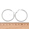 304 Stainless Steel Hoop Earrings EJEW-S250-04A-P-5