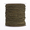 Brass Twisted Chains CHC-Q001-5x4mm-AB-3