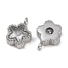 304 Stainless Steel Micro Pave Cubic Zirconia Charms STAS-K302-01A-P-2