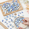 500G 4 Styles Handmade Porcelain Cabochons PORC-SP0001-25-3