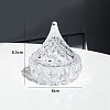 Transparent Glass Jewelry Storage Box PW-WGE5865-09-1