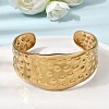 304 Stainless Steel Wide Open Cuff Bangles BJEW-K264-08G-2