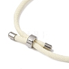 Round Nylon Milan Cord Slider Bracelet Making BJEW-L722-01P-14-2