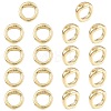 18Pcs Brass Ring Charm Connectors KK-FS0002-16G-1