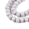 Opaque Solid Color Imitation Jade Glass Beads Strands EGLA-A044-P8mm-D19-3