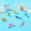 45Pcs 9 Styles Fish Transparent Resin Cabochons CRES-CJZ0009-01-6