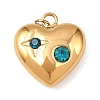 304 Stainless Steel Pendants STAS-H244-06G-01-1
