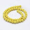 Natural Lava Rock Beads Strands G-F531-8mm-G15-2