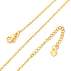 Brass Cable Chain Necklaces NJEW-D302-82G-4