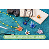 Kissitty DIY Flower and Butterfly Necklace Making Kit DIY-KS0001-34-19