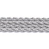 Tarnish Resistant 304 Stainless Steel Rope Chains CHS-H020-04P-1