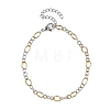 2Pcs 2 Colors 304 Stainless Steel Figaro Chains Bracelet Sets BJEW-JB14356-01-4