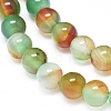Natural Banded Agate/Striped Agate Beads Strands G-D0005-22-6mm-3