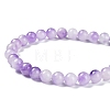 Faceted Rondelle Dyed Natural White Jade Bead Strands G-D073-01G-3