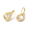 Rack Plating Real 18K Gold Plated Brass Teardrop Dangle Earrings EJEW-B034-03G-06-2