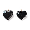 Handmade Evil Eye Lampwork Pendants LAMP-M015-03-3