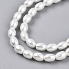 Baking Paint Pearlized Glass Pearl Bead Strands X-HY-T002-01C-01-2