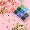 840Pcs 12 Colors Baking Paint Crackle Glass Bead Strands DGLA-YW0001-10-5