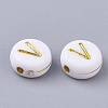 Plating Acrylic Beads PACR-R242-01V-2
