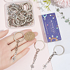 20Pcs Alloy Charm Keychains KEYC-SC00025-3