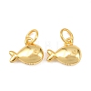 925 Sterling Silver Fish Charms STER-I024-03G-02-1