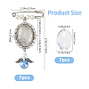 14Pcs Alloy Brooches JEWB-FH00049-2