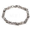 Tarnish Resistant 304 Stainless Steel Link Chain Bracelets BJEW-B078-82P-1