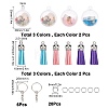 SUNNYCLUE Ocean Theme Pendant Key Chain DIY Making Kit DIY-SC0017-82-2