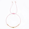 Glass Seed Bead Braided Bracelets for Women AW0420-5-1