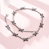 Unisex 304 Stainless Steel Necklaces NJEW-C115-01AS-2