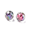 Transparent UV Plating Acrylic Beads PACR-Z002-01B-2