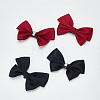 DELORIGIN 2 Pairs 2 Colors Bowknot Polyester Shoe Decorations FIND-DR0001-11-4